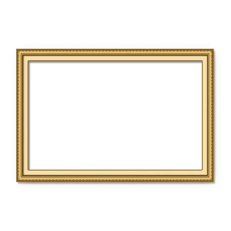 Vector Golden Frame Png