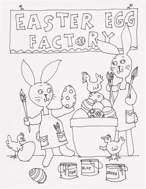 Unicorn Easter Egg Coloring Pages - coloring pages