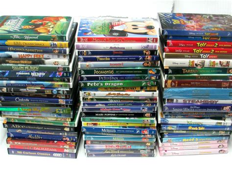 Disney Movie DVD Collection Set Of 8 Bundle Weeklybangalee Com