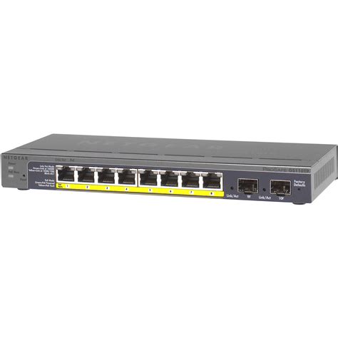 Netgear Gs110tp Prosafe 8 Port Gigabit Poe Smart Gs110tp 200nas