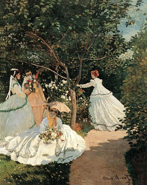 Women In The Garden Painting By Claude Monet Monet Impressionism Edgar