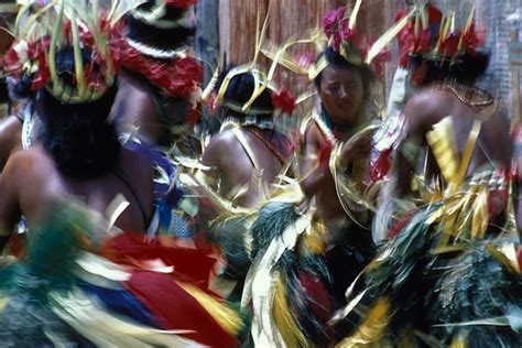 Yap Dancers In Micronesia Greeting Card For Sale By Carl Purcell