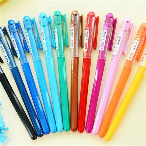 13pcs Of Set Mandg Watercolor Pens Color Gel Ink Pen Rainbow Etsy