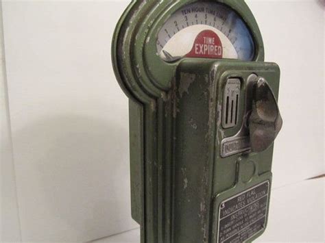 Vintage Parking Meter Duncan Meter Industrial Decor Collectible Art