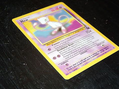 Are you looking for mew promo card price ? Pokemon the first movie classic Mew card | Mew card, Pokemon, Mew