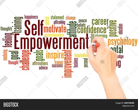 Self Empowerment Word Image And Photo Free Trial Bigstock