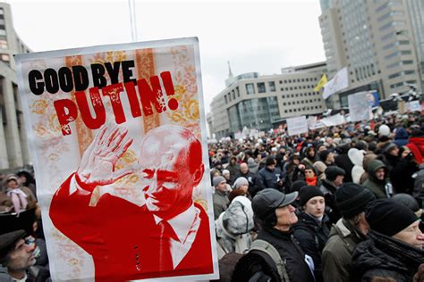 A strong complaint expressing disagreement, disapproval, or opposition: Does Russia's Protest Movement Have a Future? - Institute ...