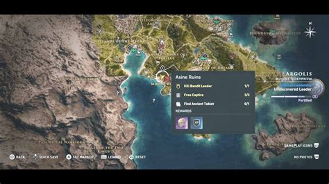 Asine Ruins Ancient Tablet Location Assassin S Creed Odyssey YouTube