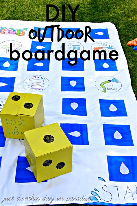 Larissa Another Day Diy Outdoor Board Game With Sharpie Paint Markers