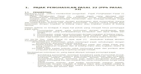 Contoh Soal Dan Jawaban Pph Pasal 22 – IlmuSosial.id