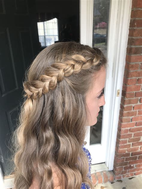 Wedding Updos With Braids And Curls Dutch Braid And Curls Camerongibson23