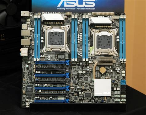 Ces 2012 Asus Challenges Evga With A Dual Socket Lga 2011 Board Of Its Own