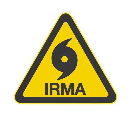 Similarly, the central pacific hurricane center (cphc) issues tropical cyclone advisory products for the central north pacific at least every 6 hours at 5 am, 11 am, 5 pm, and 11 pm hst. Hurricane Irma Warning Sign Isolated Stock Photo ...