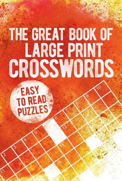 The Great Book Of Large Print Crosswords By Arcturus Publishing