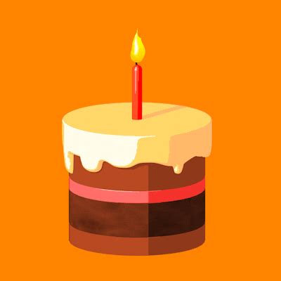 It features a stunning cake with burning colorful polka dot and striped candles and sprinkles just add extra fun to it. Birthday Cake Candles GIFs - Find & Share on GIPHY