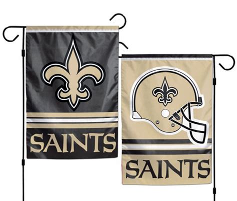 New Orleans Saints Nfl Garden Flag Football Double Sided Licensed 125