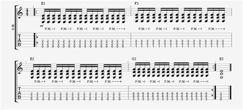 43 Polyrhythmic 16th Note Power Chord Palm Mute Accent