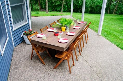 Decor And The Dog Diy Outdoor Patio Table