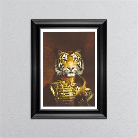 Danil Tiger Framed Wall Art By Tein Lucasson 1Wall