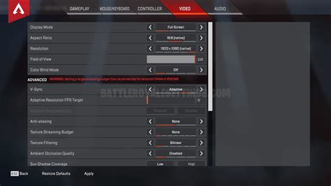 Dizzy Apex Legends Settings Keybinds And Setup