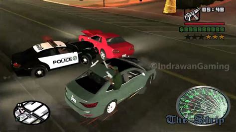 Gta San Andreas Drive By Shooting Police Chase With Sweet Youtube
