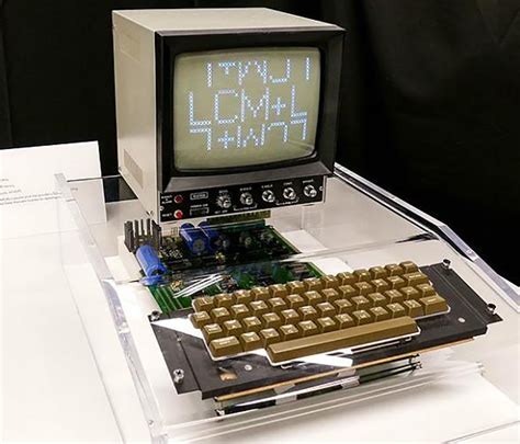 Original Apple I Computer Sold By Steve Jobs And Steve Wozniak In 1976