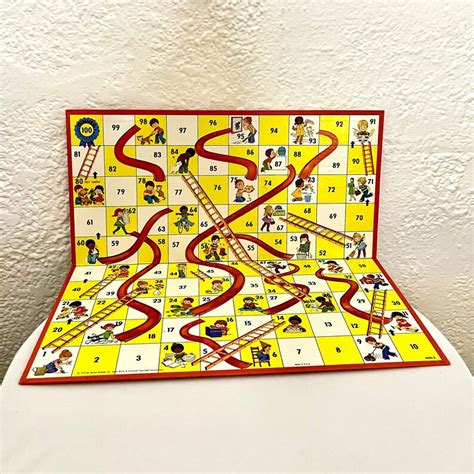 Chutes And Ladders By Milton Bradley 1974 Vintage Racing Board Etsy