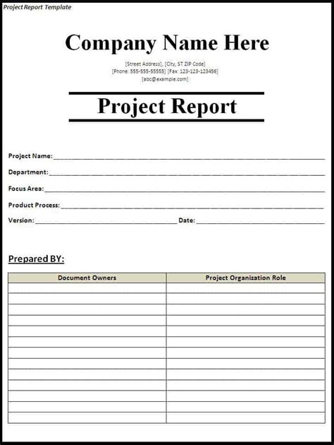 15 Report Templates Excel Pdf Formats