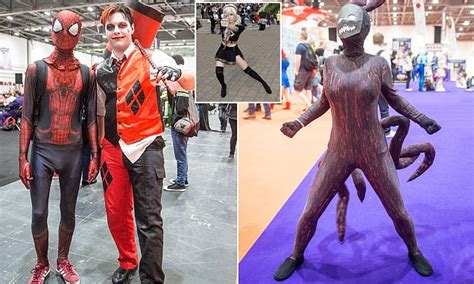 you look super comic book fans dress as their favourite superheroes and villains at london