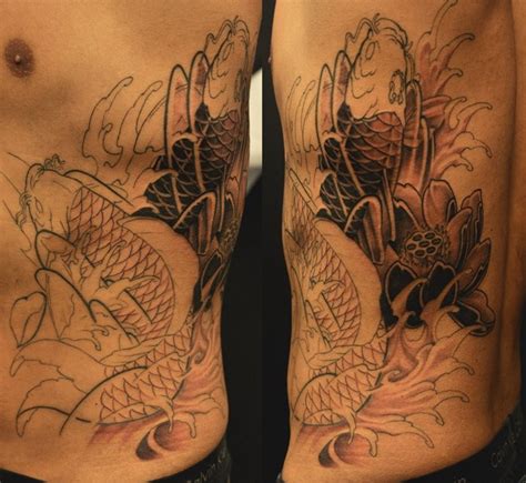 Chronic Ink Tattoos Toronto Tattoo Koi Fish Rib Piece By Bks