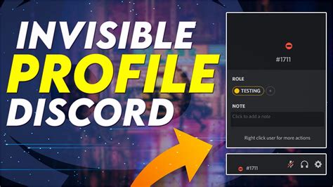 How To Become Invisible On Discord Discord Invisible Name Profile