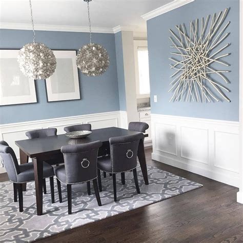 Benjamin Moore Nimbus Grey Dining Room A Lovely Subtle Blue Grey Paint