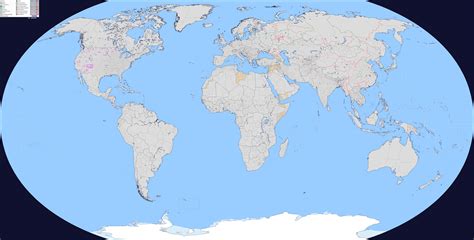 Blank Political Map Of The World S Countries And Further Administrative Divisions