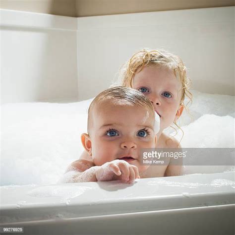 Brother And Sister Bath Stock Fotos Und Bilder Getty Images