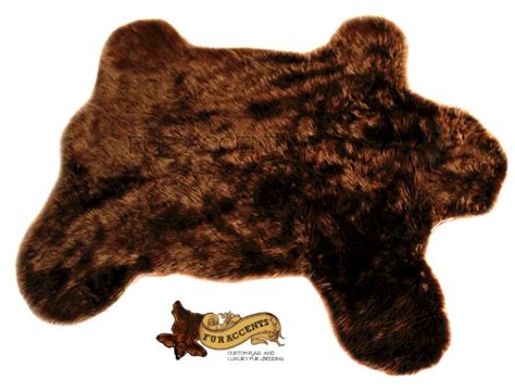 fur accents faux fur teddy bear skin area rug by furaccents