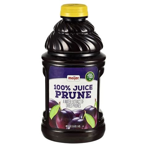 Meijer Prune Juice 48 Oz Vegetable And Prune Meijer Grocery Pharmacy