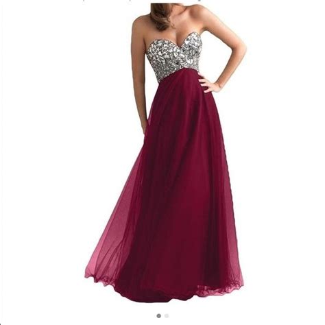 Prom Dress Size 2 Brand New Dark Red Maroon Prom Dress Never Worn