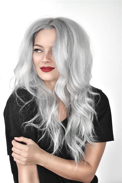 Does anyone know of any brand or company that makes a good hair dye that will make my hair silver grey? oVertone Pastel Silver Review and Tutorial | MayaLaMode ...