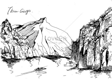 Detail Gambar Sketsa Sungai Koleksi Nomer 18