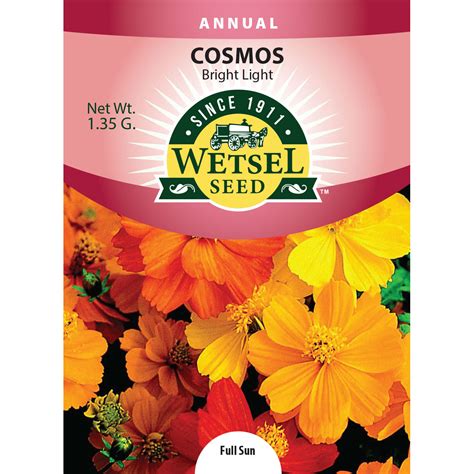 Wetsel Seed Cosmos Bright Light Mix Seed Greenhouse Megastore