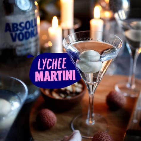 Lychee Martini Recipe Absolut Drinks