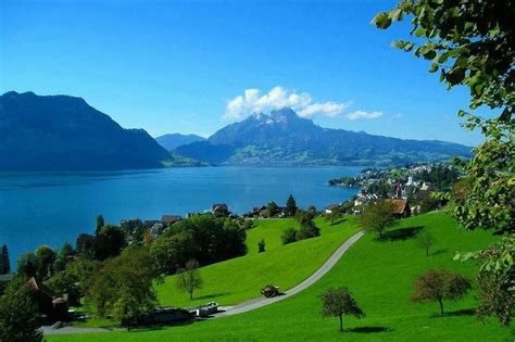 Lake Lucerne Switzerland Cool Places Pinterest