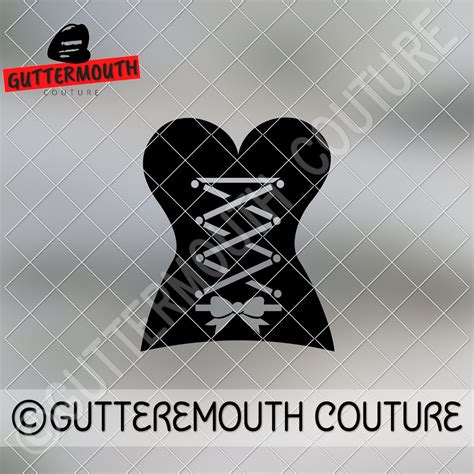 Corset Svg Dxf Eps Png Sexy Svg Corset Png Guttermouth Etsy The Best