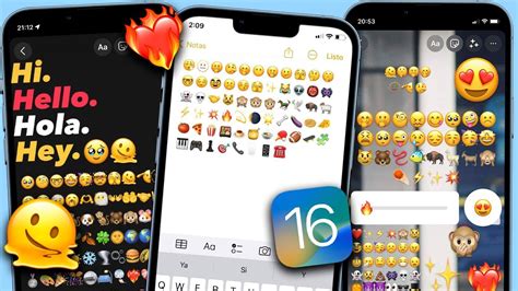 Como Tener Emojis De Iphone Ios 16 En Android 2023 ~ Actualizado Con Nuevos Emojis Teclado Ios