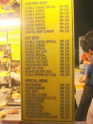 Setakat ini, terdapat lebih kurang 130 pengusaha trak makanan di selangor dan angka itu dijangka akan berganda menjelang 2018. Menu and Price List @ The Burger Shop SS15 - Malaysia Food ...