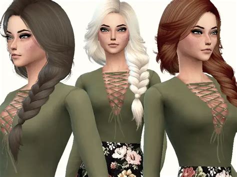 The Sims Resource Nightcrawler`s Pearl Hair Retextured By