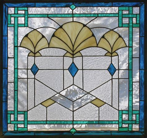 5 out of 5 stars. Hand Made Stained Glass Art Deco Fans by A Glass Menagerie ...