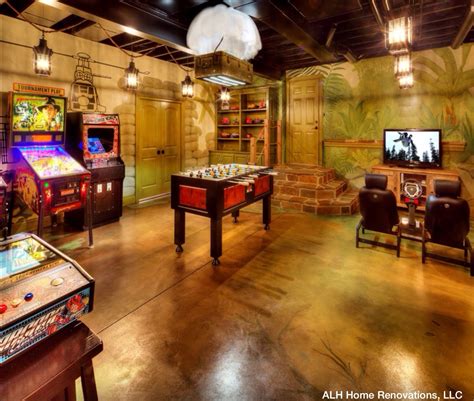 Man Cave Game Room Basement Video Game Rooms Game Room Design