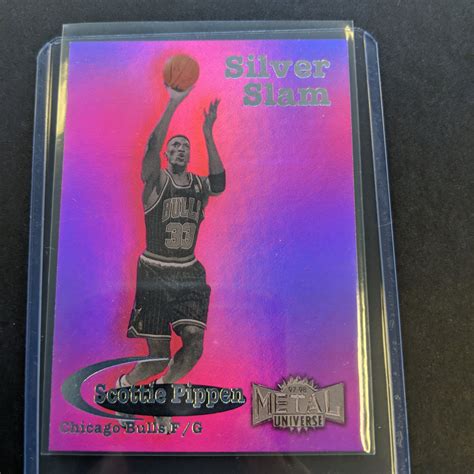 1997 98 Skybox Metal Universe Scottie Pippen Shields Stamps And Coins