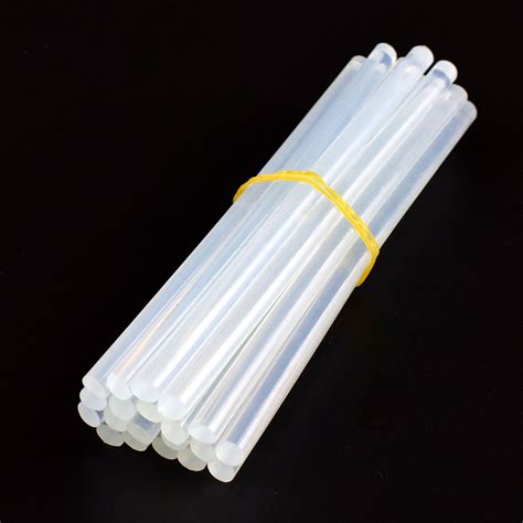 NEWACALOX 20Pcs/Lot 7mm x 150mm Hot Melt Glue Sticks For Electric Glue